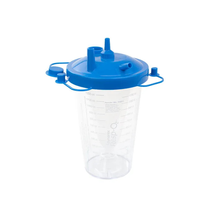 1200cc Hi-Flow Suction Canister W/Tubing - Taller and Thinner Version