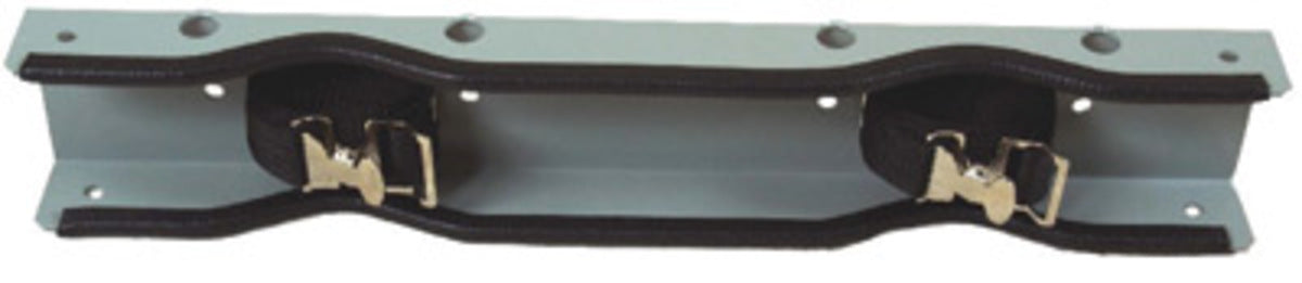 Two Cylinder Steel Wall-Mount Bracket For Cylinders Up To 12" In Diameter Includes Polyethelyne Edge Guards