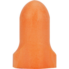 RADNOR TAPERED POLYURETHANE FOAM SINGLE USE EARPLUGS -CORDED - BOX OF 100