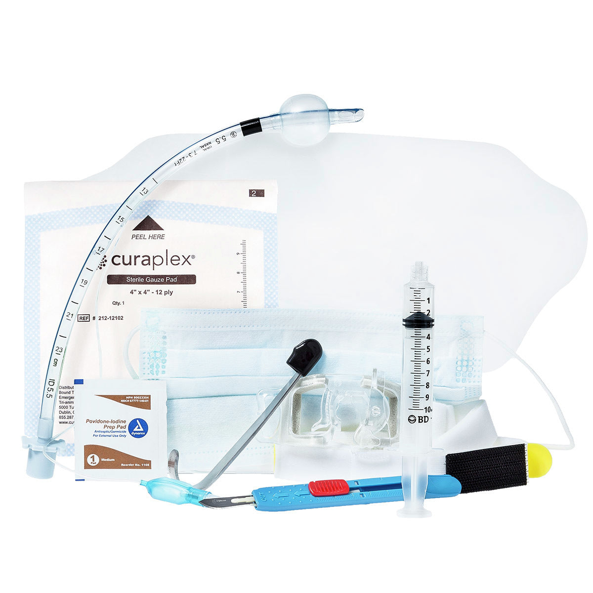 Field Cricothyrotomy Kit w/ Endotracheal Tube