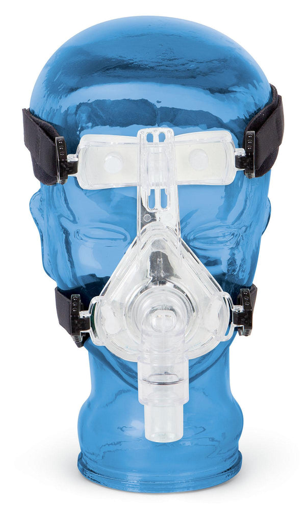 CPAP Face/Nasal Mask With Head Strap - Size S, M, L