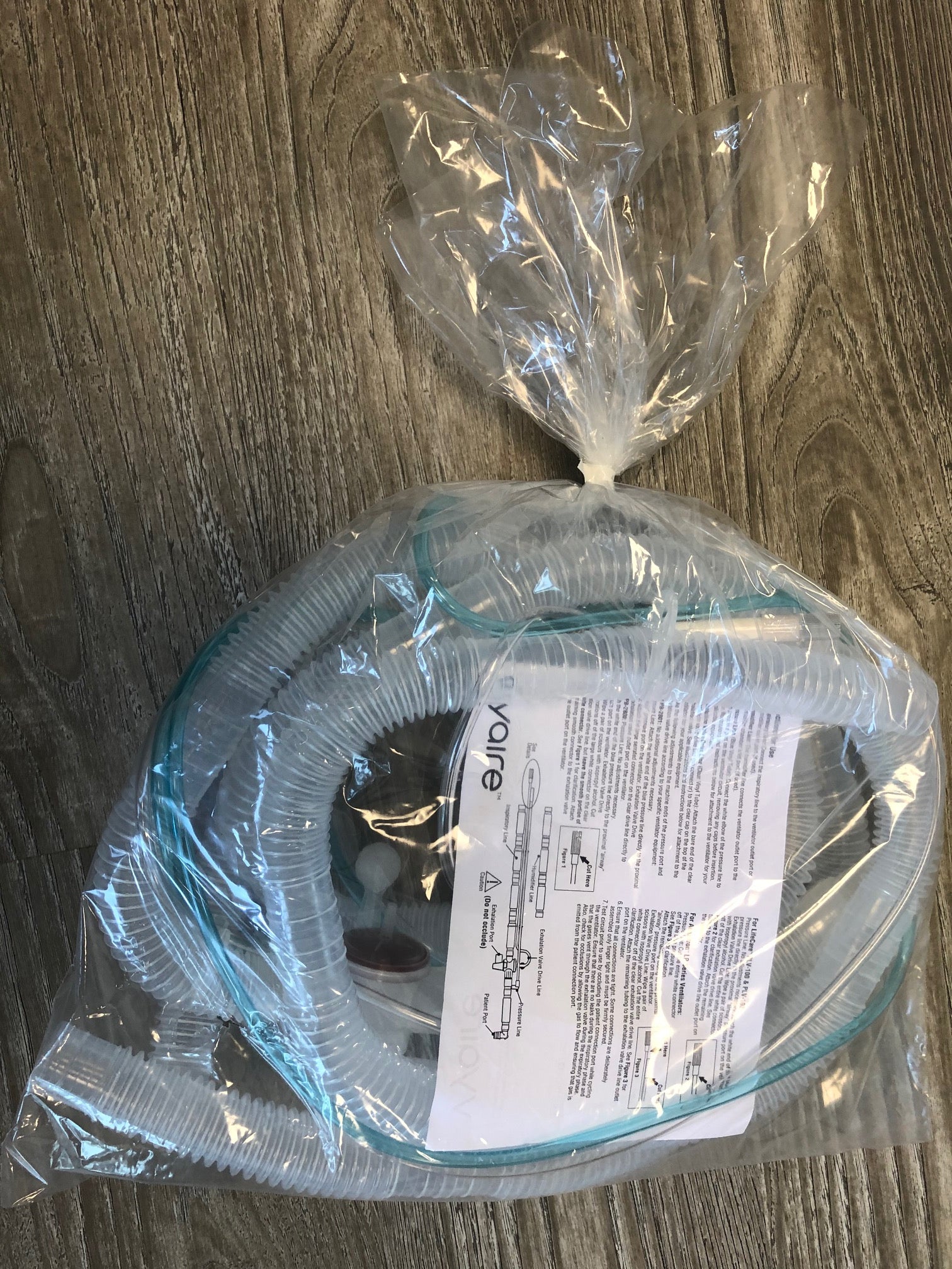 Ventilator Circuit, Single-Limb, For HT50 and Puritan Bennet 2800 - 15/CS