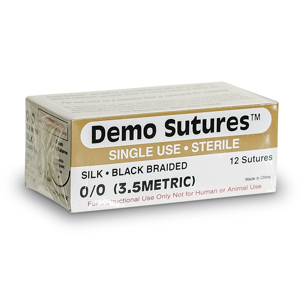 Sutures Demo 0/0 Pk 12