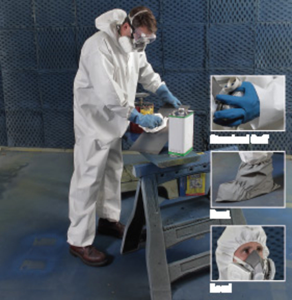 Pro-2 Coveralls With Elastic Wrists and Ankles W/Hood - 2XL