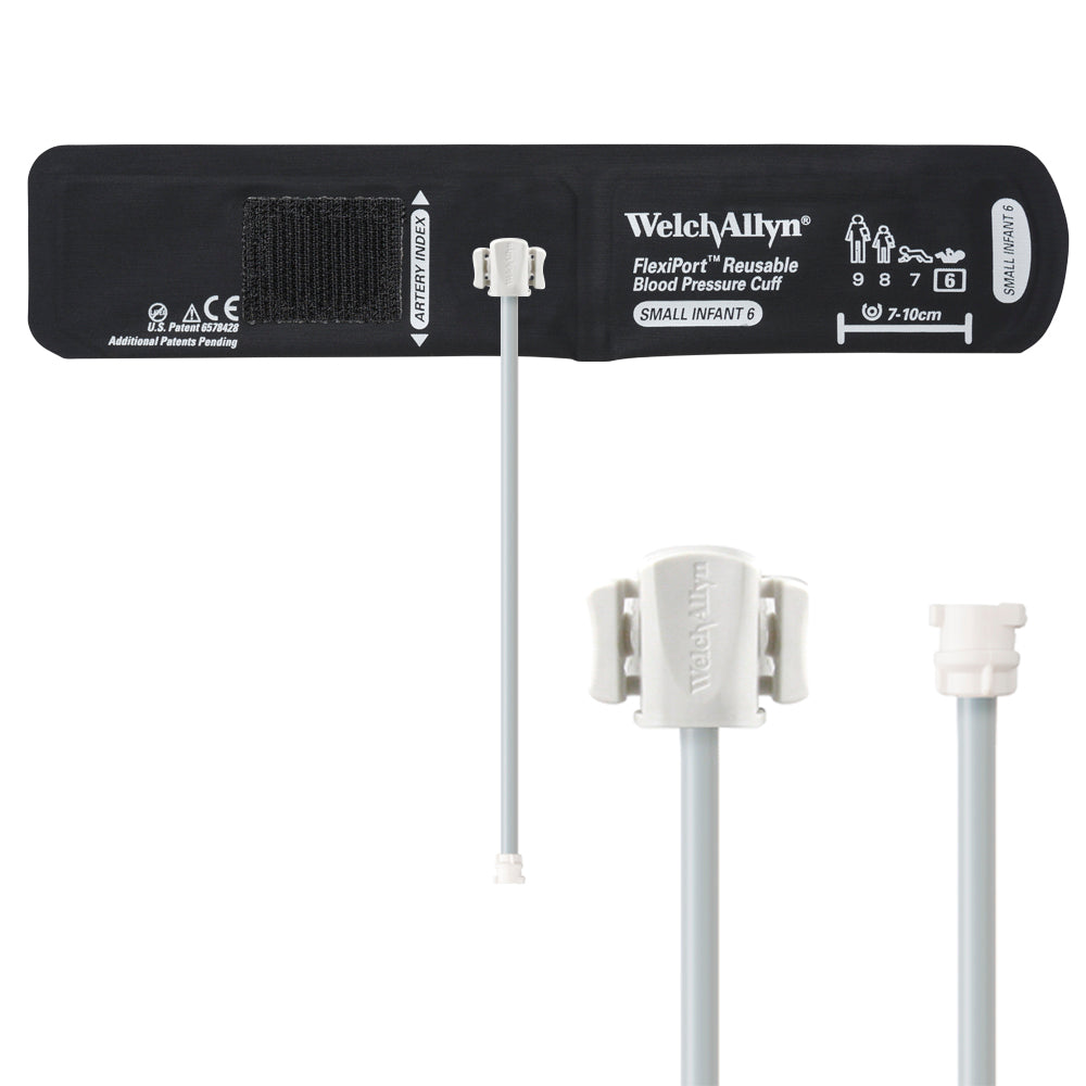 Welch Allyn FlexiPort Reusable Blood Pressure Cuffs with One-Tube Locking Type Connectors