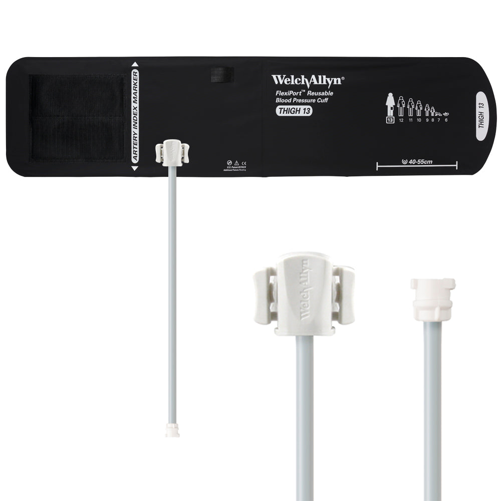 Welch Allyn FlexiPort Reusable Blood Pressure Cuffs with One-Tube Locking Type Connectors