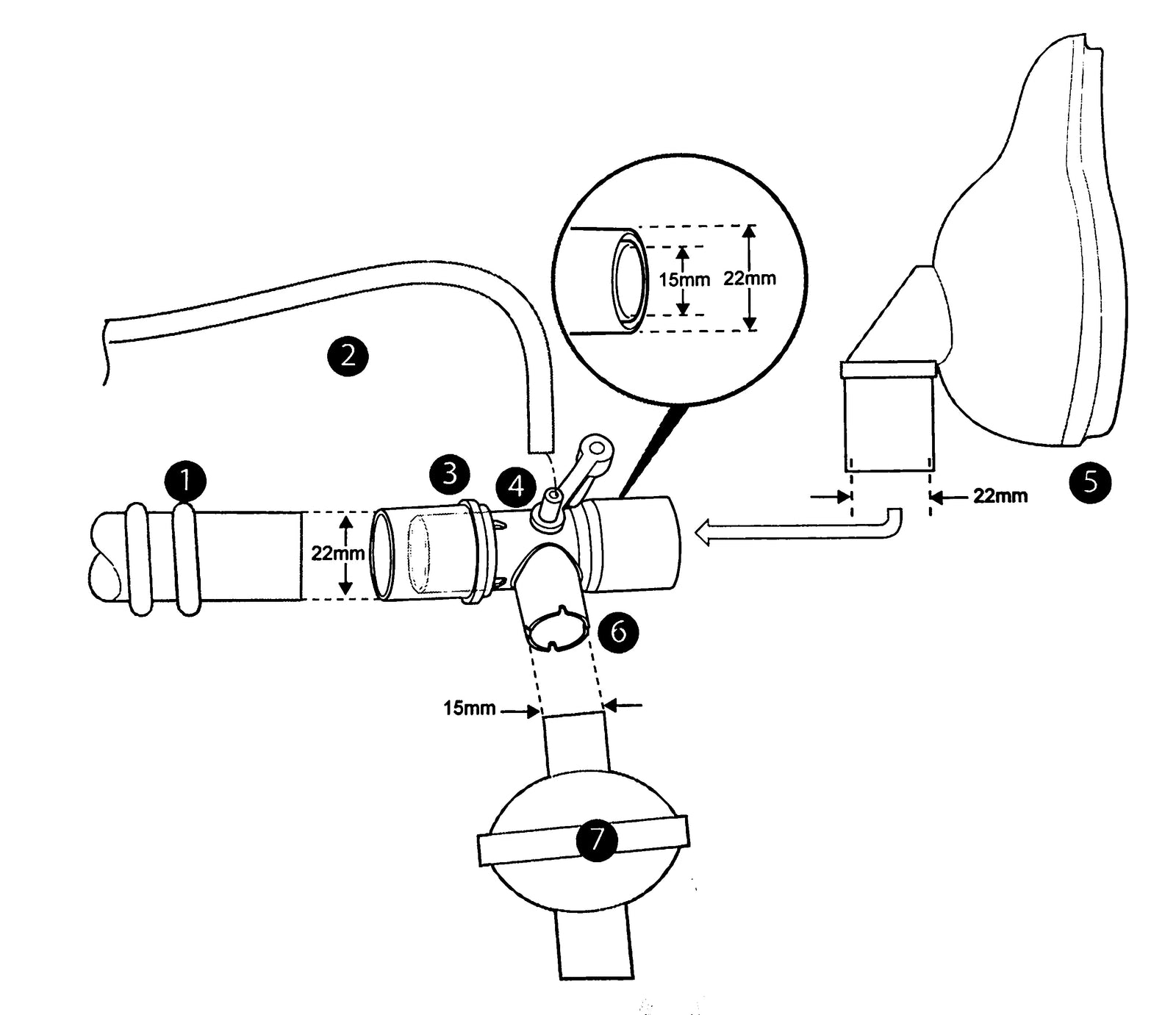 Respironics Disposable Exhalation Port (DEP) For Use With Filter
