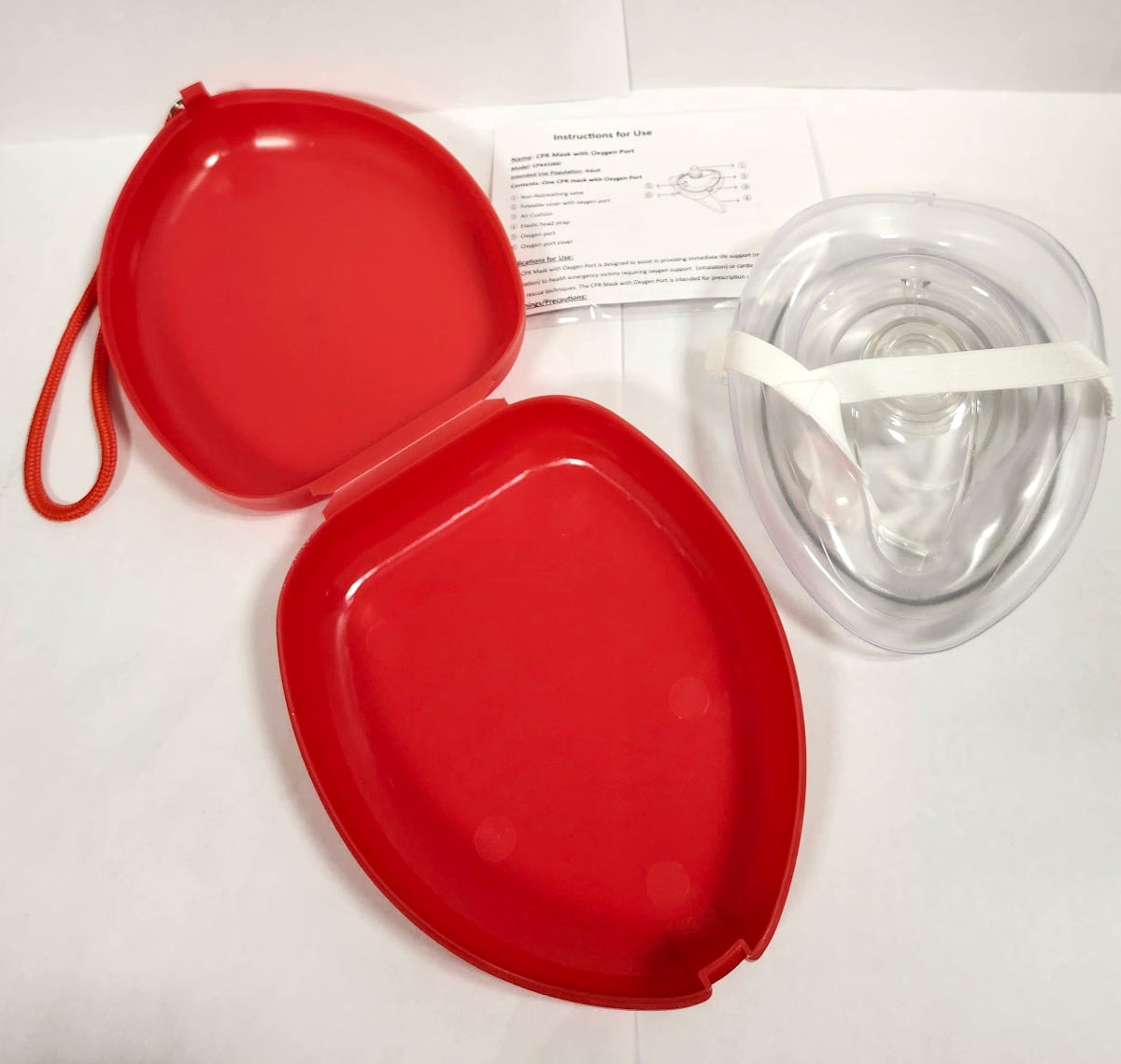 Pocket Mask - Hard Case - Red
