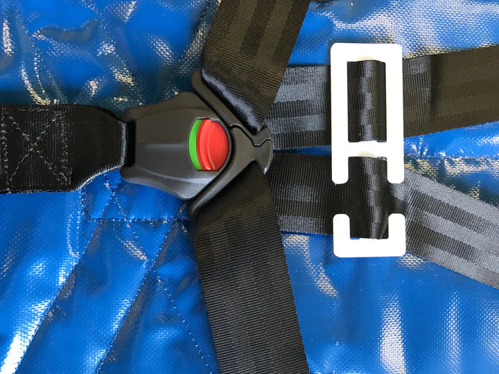 Pediatric Gurney Restraint W/ Seat Belt Restraints - Blue