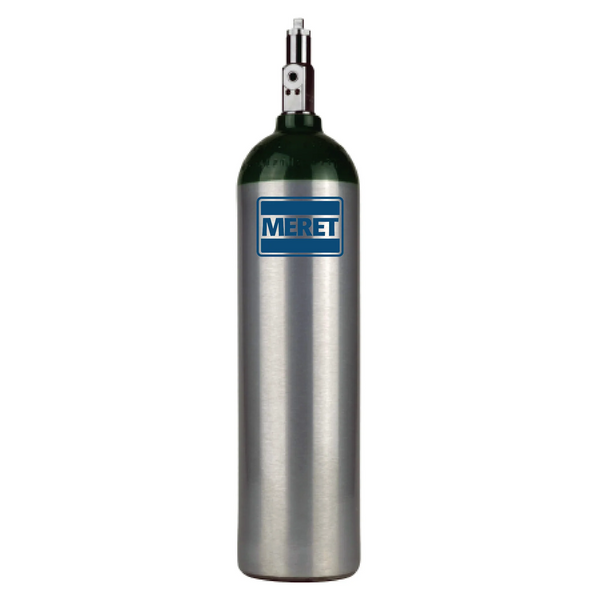 MD oxygen cylinder w/post valve