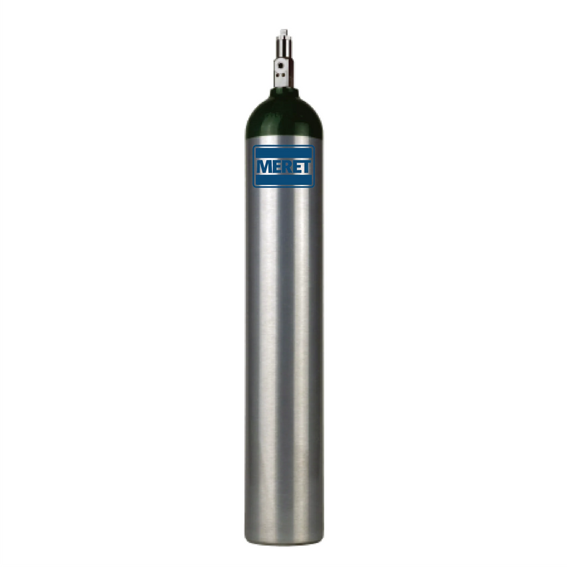 ME oxygen cylinder w/post valve