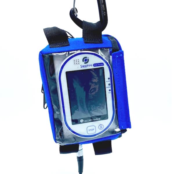 Sapphire Soft Case with Zippered Back Pouch