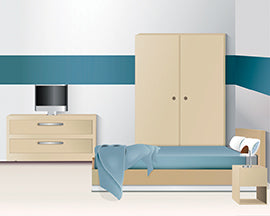 SimSpaces Graphic Panels Home Care Settings Combo Package. Includes all three home care settings