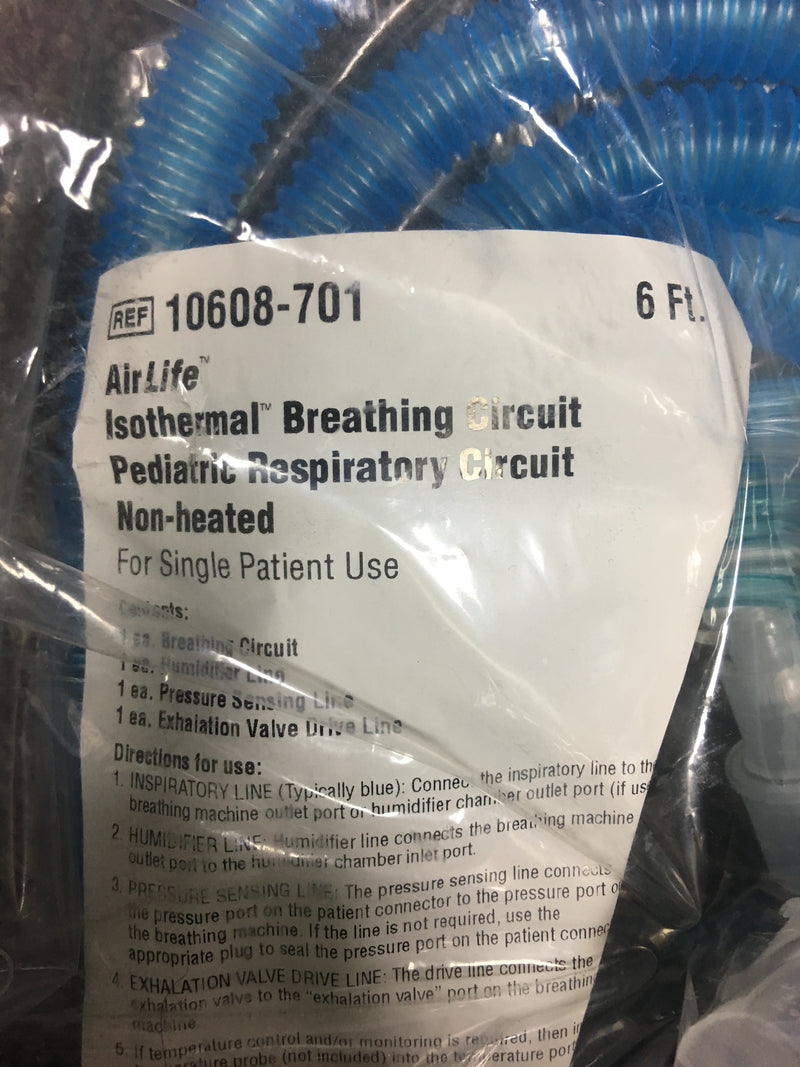 IsoThermal Breathing Circuit - Pediatric Respiratory Circuit - Non Heated
