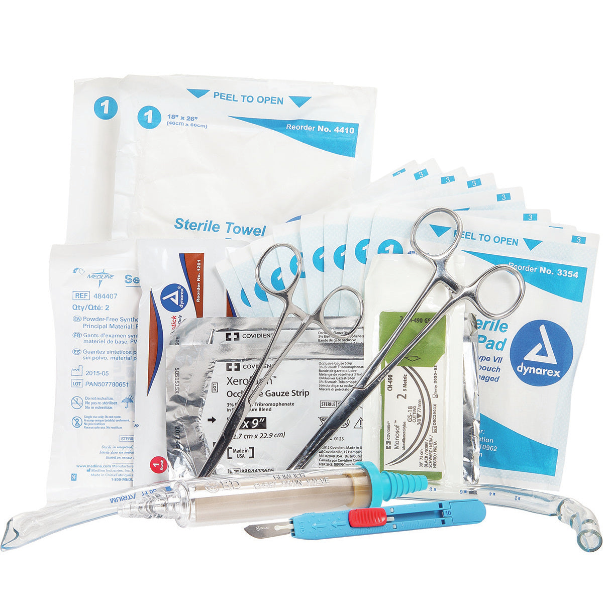 Deployable Chest Tube Kit