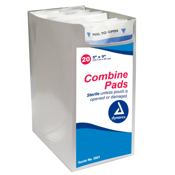 Combine Pads 1/Pouch - Sterile