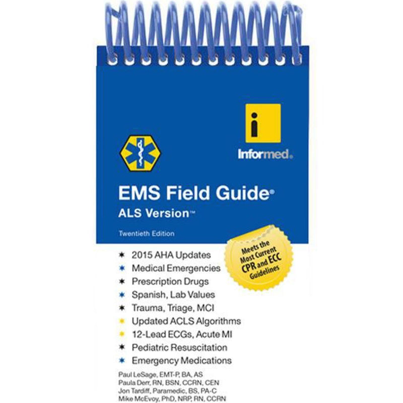 EMS Field Guide ALS Version, 20th Edition