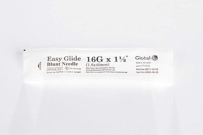 Blunt Needles - 16g or 18g - Box of 100