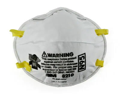 3M Particulate Respirator 8210 - N95 - Box of 20