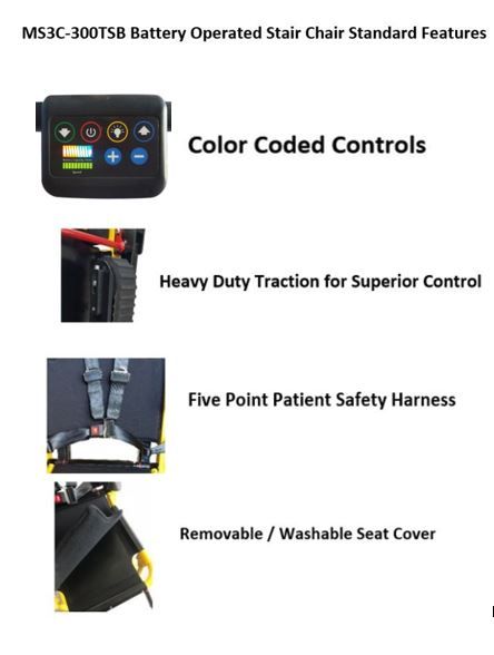 Battery Powered Stair Evacuation Chair