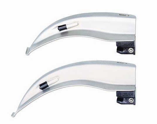Macintosh Laryngoscope Blade - Disposable - Stainless Steel - Standard