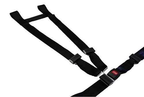 Shoulder Harness Restraint System w/Fixed Shoulder - Black