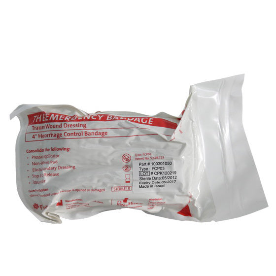 Israeli Emergency Bandages - White - 4"