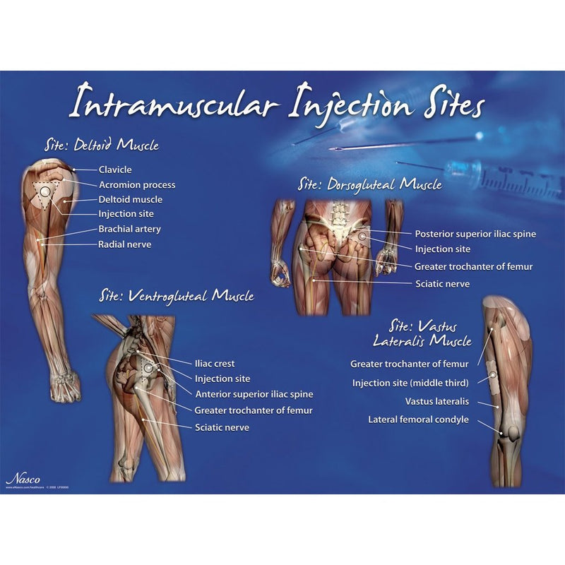 Im Injection Sites Poster
