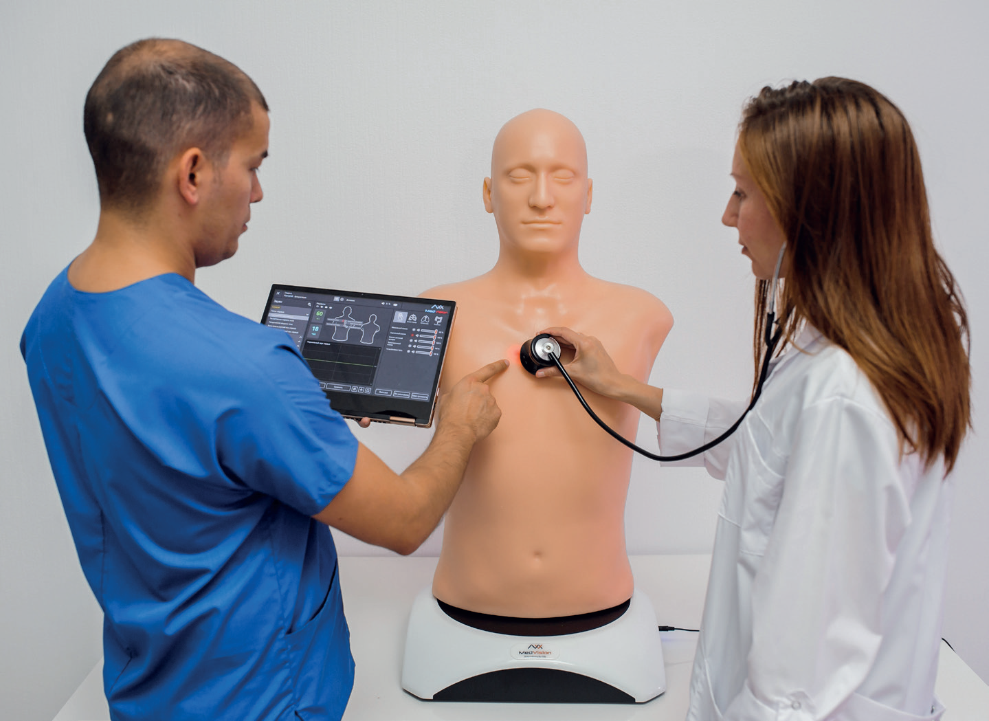 MATT: MedVision Auscultation Task Trainer