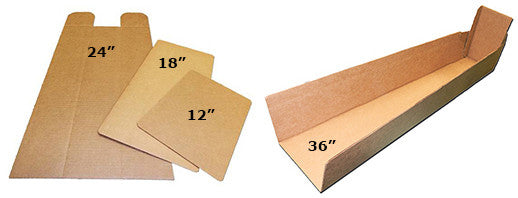 Plain Cardboard Splints - Case of 36