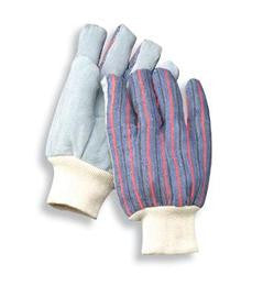 Work Gloves - Leather Palm - Knit Wrist