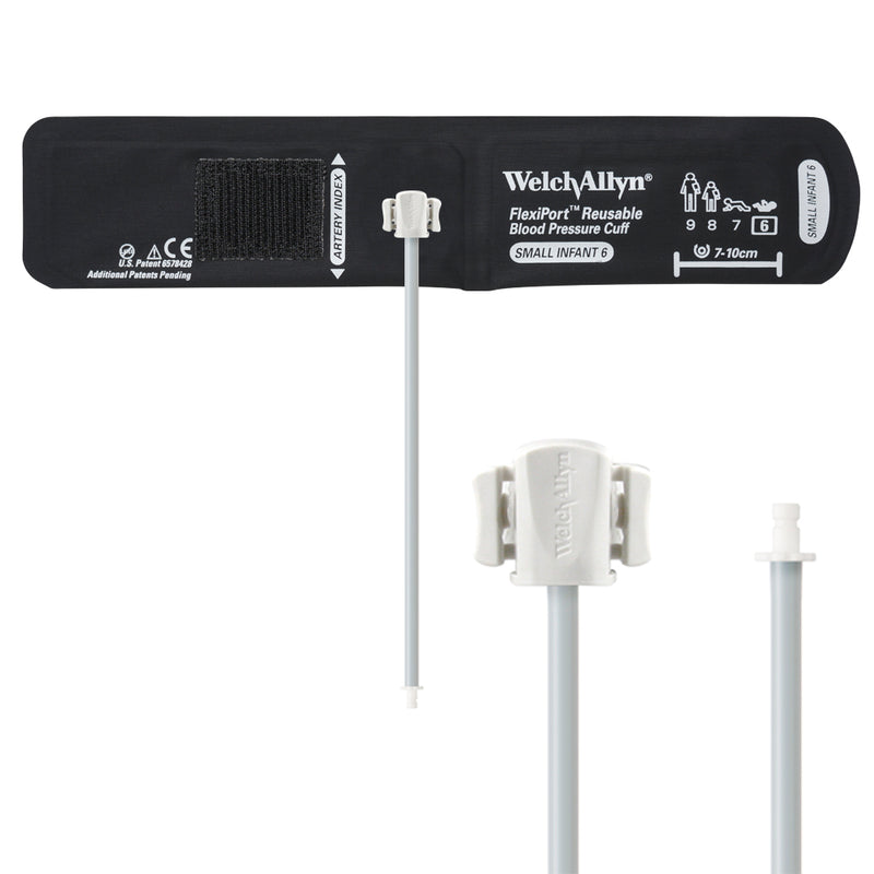 Welch Allyn FlexiPort Blood Pressure Cuff - Reusable - 1-Tube - Male Bayonet (