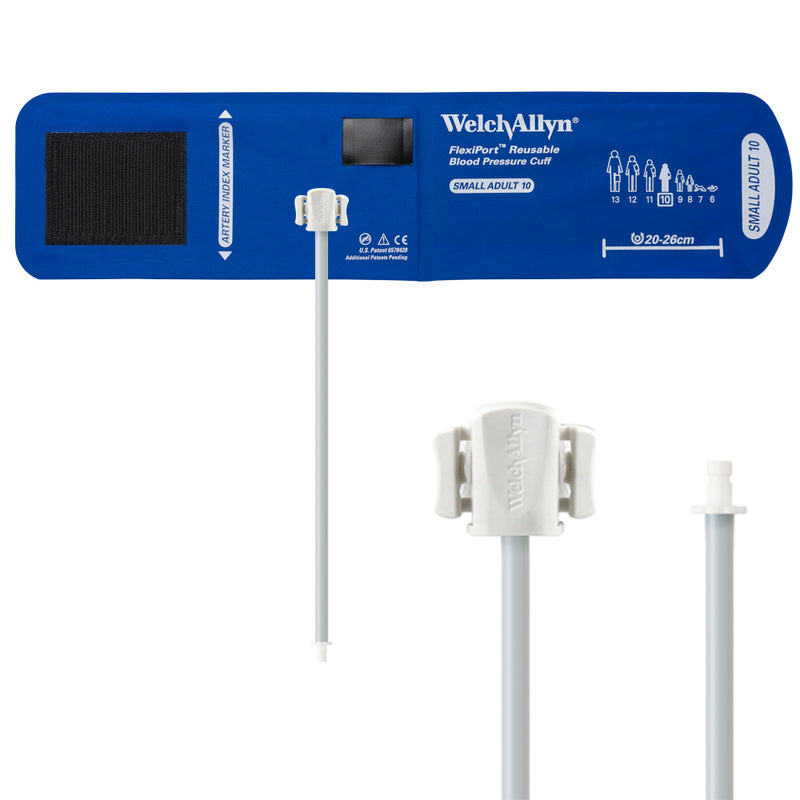 Welch Allyn FlexiPort Blood Pressure Cuff - Reusable - 1-Tube - Male Bayonet (