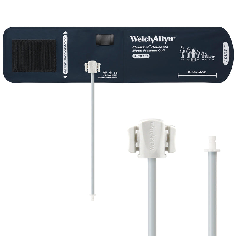 Welch Allyn FlexiPort Blood Pressure Cuff - Reusable - 1-Tube - Male Bayonet (