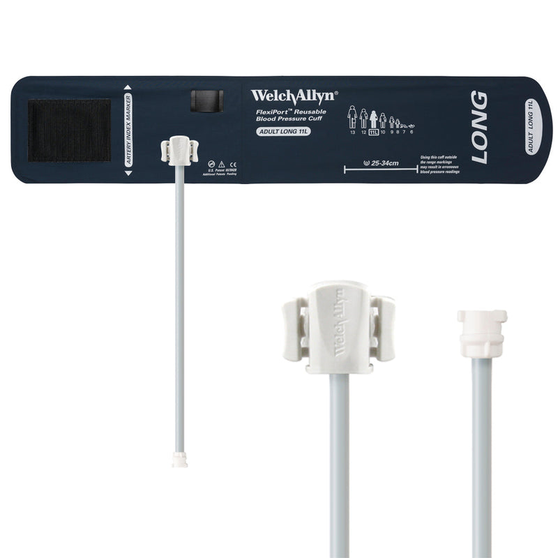 Welch Allyn FlexiPort Reusable Blood Pressure Cuffs with One-Tube Locking Type Connectors