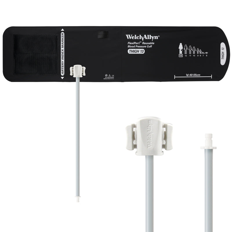 Welch Allyn FlexiPort Blood Pressure Cuff - Reusable - 1-Tube - Male Bayonet (