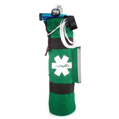 Portable Oxygen Cylinder Sleeve Bag Star Of Life - Zippered Storage Tank Pouch w/ Adjustable Straps